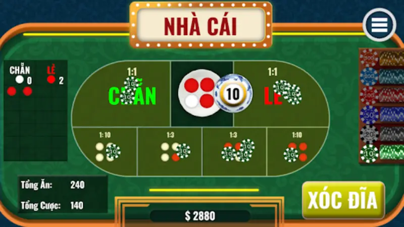Quy luật chơi game xóc đĩa tại sảnh Casino